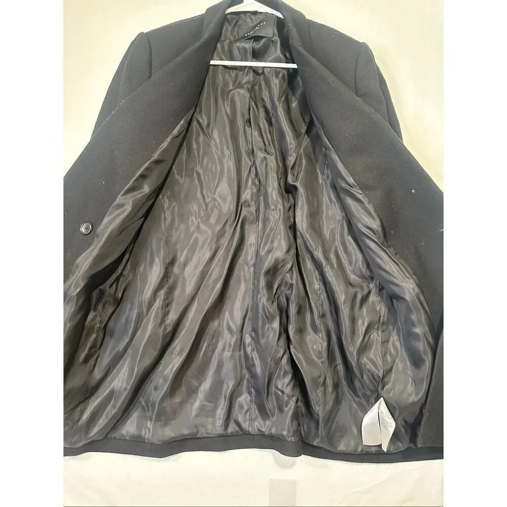 EQUIPMENT Depuis 1976 Women's Black Blazer Wool Oversized Black Jacket, Size 8 M